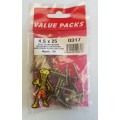 4.5 X 25 Pozi Csk Chipboard Screws Yellow 30 Per Pack