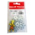 M8 Steel Washers Zinc 40 Per Pack