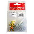 M10 Steel Washers Zinc 20 Per Pack