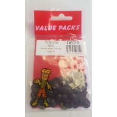 Pozi Caps Black 50 Per Pack