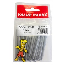 75mm Oval Nails 100 Grams Per Pack