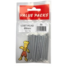 65mm Lost Head Nails 100 Gram Pack