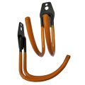 100mm J Type Orange Garage Hooks ( 2 per card )