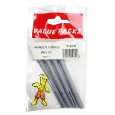 M8 X 80 Nylon Hammer Fixing 4 Per Pack