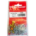 23 X 14 Curtain Eyes Nickel Plated 40 Per Pack