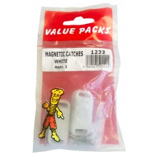 Magnetic Catches White 2 Per Pack