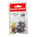 6.0mm Cable Clips T & E Grey 10 Per Pack