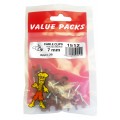 7.0mm Cable Clips Round Brown 30 Per Pack