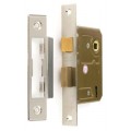 63mm 3 Lever Sash Lock Nickel 1 Per Pack