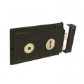 150mm Double Handed Rim Lock Black 1 Per Pack