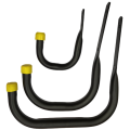 Mixed Pack Universal Hooks Black ( 3 pcs )