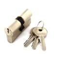 Euro Thumb Cylinder 35 X 35 3 Keys 1 Per Pack