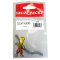 Cleat Hooks Black 1 Per Pack