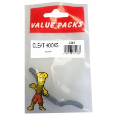 Cleat Hooks Black 1 Per Pack