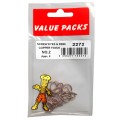 Screw Eyes & Rings No.2 Copper Finish 8 Per Pack