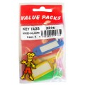 Key Tags 6 Per Pack