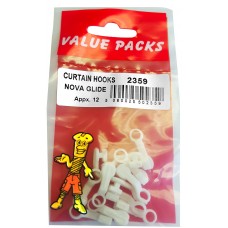 Nova Curtain Hooks 12 Per Pack