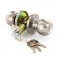 60/70mm Entrance Lock Knob Stainless Steel 1 Pair