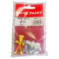 M10 Wing Nuts Zinc 4 Per Pack