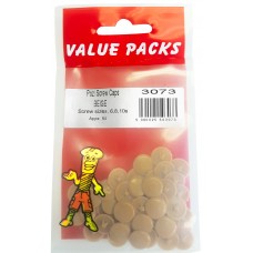 Pozi Caps Beige 50 Per Pack