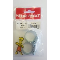 1 1/16'' Hose Clips 2 Per Pack