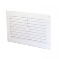 9 X 6 Louvre Vent White Plastic 1 Per Pack