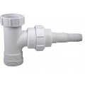 1.1/2 SWIVEL BSP SWEPT TEE C/W NOZZLE