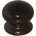 Ceramic Knob Black 35mm 2 Per Pack