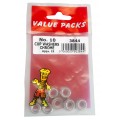 No 10 Cup Washers Chromed 12 Per Pack