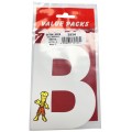 LETTER (B) EXTRA LARGE SELF ADHESIVE NUMBERS 2 pcs PER PACK