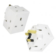 13A 3 Way Multi Plug 1 Per Pack