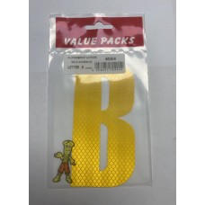 FLUORESCENT LETTER B EXTRA LARGE ADHESIVE