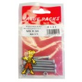 M5 X 50 Pozi Pan Machine Screws & Nuts 5 Per Pack