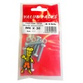 M6 X 30 Pozi Pan Machine Screws & Nuts 6 Per Pack