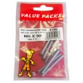 M5 X 50 Pozi Csk Machine Screws & Nuts 6 Per Pack