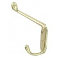 Brassed Hat & Coat Hooks 2 Per Pack