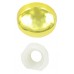 Gold Plastic Dome Screw Cover Caps 4 Per Pack