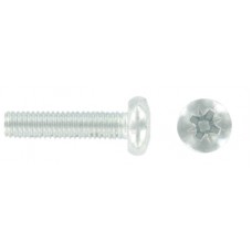 M5 X 40 Pozi Pan Machine Screws & Nuts 6 Per Pack