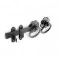 Ring Gate Latch Black 1 Per Pack