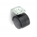Twin Wheel Caster Plate 4Pcs 4 Per Pack
