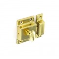50mm Cupboard Turn Catch Brassed 1 Per Pack