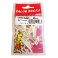 Glide Decorail  Curtain Hooks 12 Per Pack