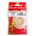 1 1/2'' Sink Strainers White 2 Per Pack