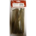 6.0 x 150MM (6") POZI CSK CHIPBOARD SCREWS Z YELLOW ( 12 PER PACK )