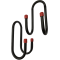 70mm Tubular Double Storage Hooks ( 2 per card )