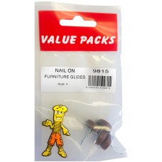 Nail On Furniture Glides 4 Per Pack