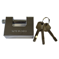 90mm ANTI CUT PADLOCKS CHROME BULK/BOXED MINIMUM 10 PCS