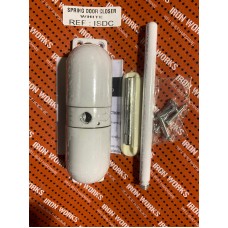 SPRING DOOR CLOSER WHITE SPRING DOOR CLOSER WHITE