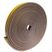 D Type 9X6 (EPDM Rubber) 10 meter roll brown