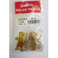1 1/4'' ( 30mm ) Cup Hooks Brassed 10 Per Pack